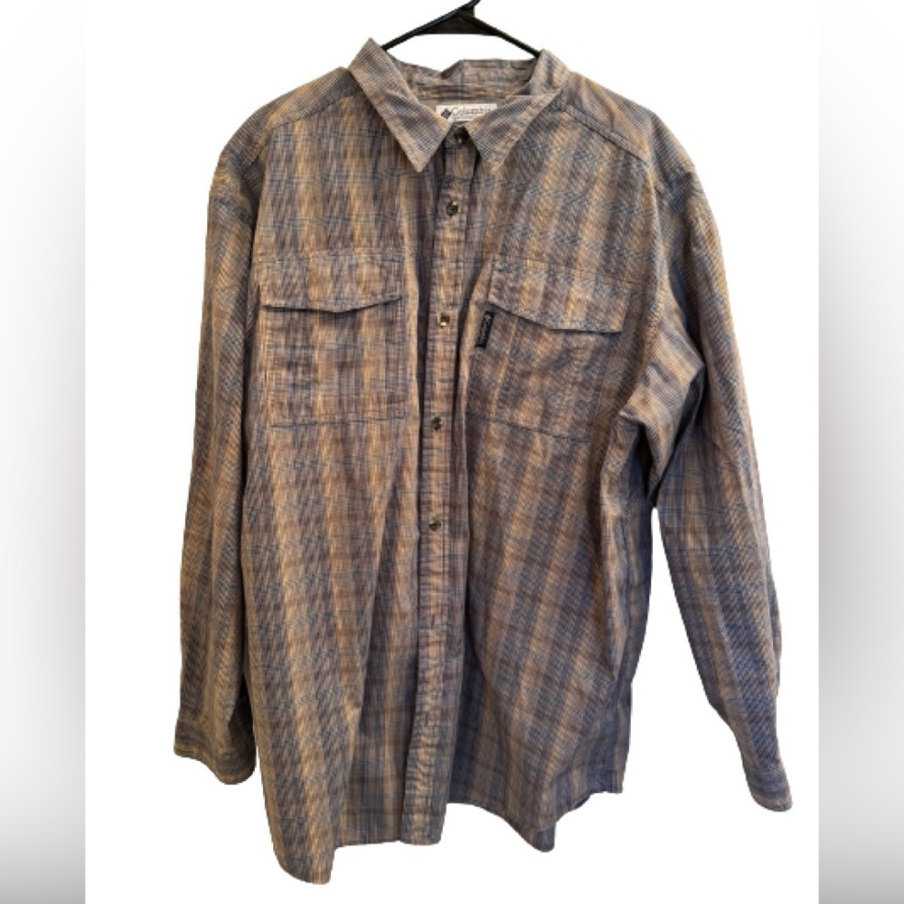 Columbia Sportswear Men’s Button Down Plaid Size XXL